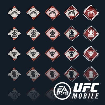 UFC Mobile 2 Progression Badges
