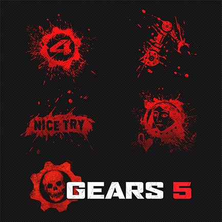 Gears 5 Blood Spray Designs