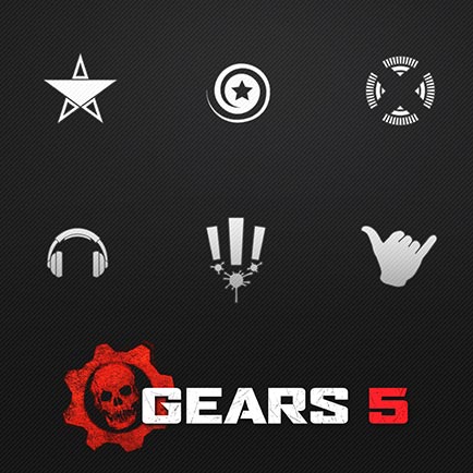 Gears 5 Marks Icons